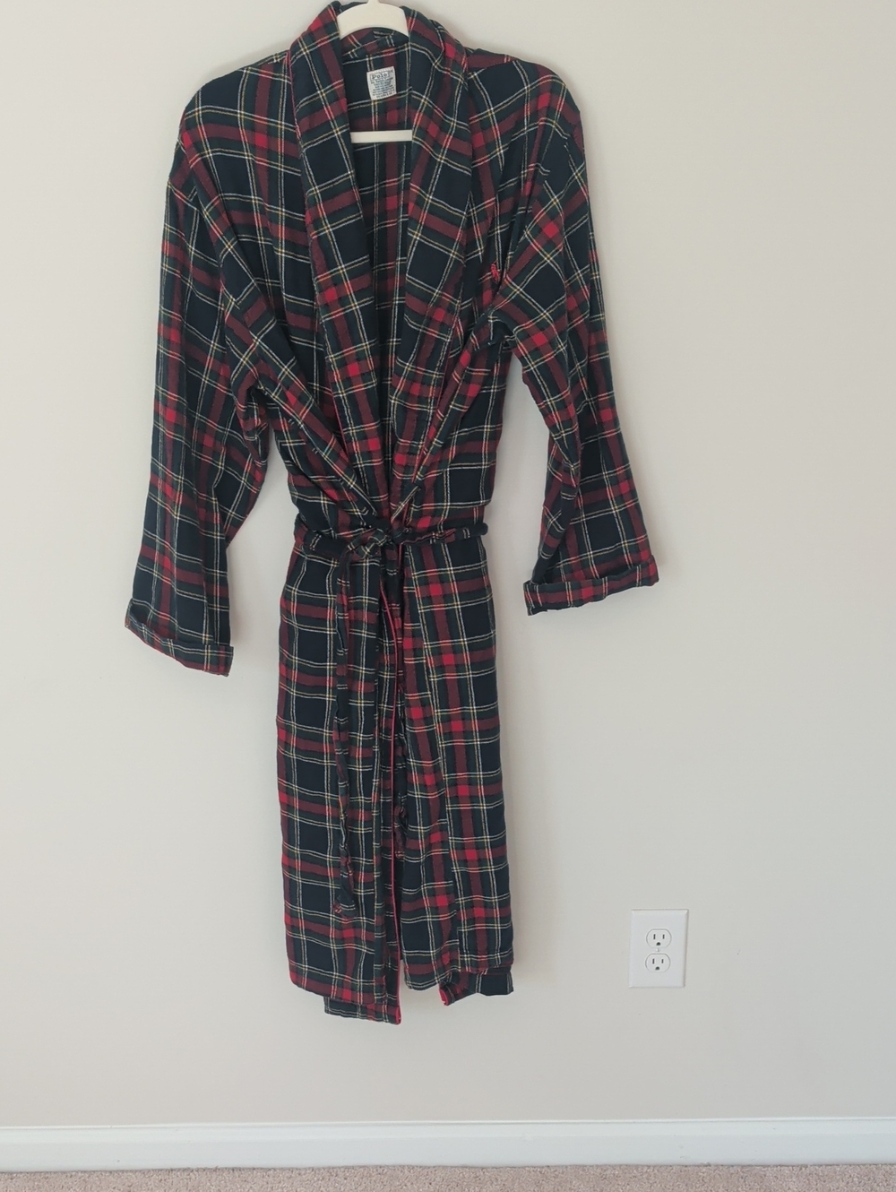 Vintage Polo By Ralph Lauren Flannel Robe -S/M